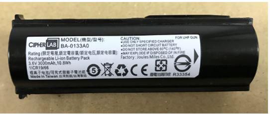 CipherLab Li-Ion Akku 3,6 V 3000 mAh – für RK25/RK26/RS35 und andere