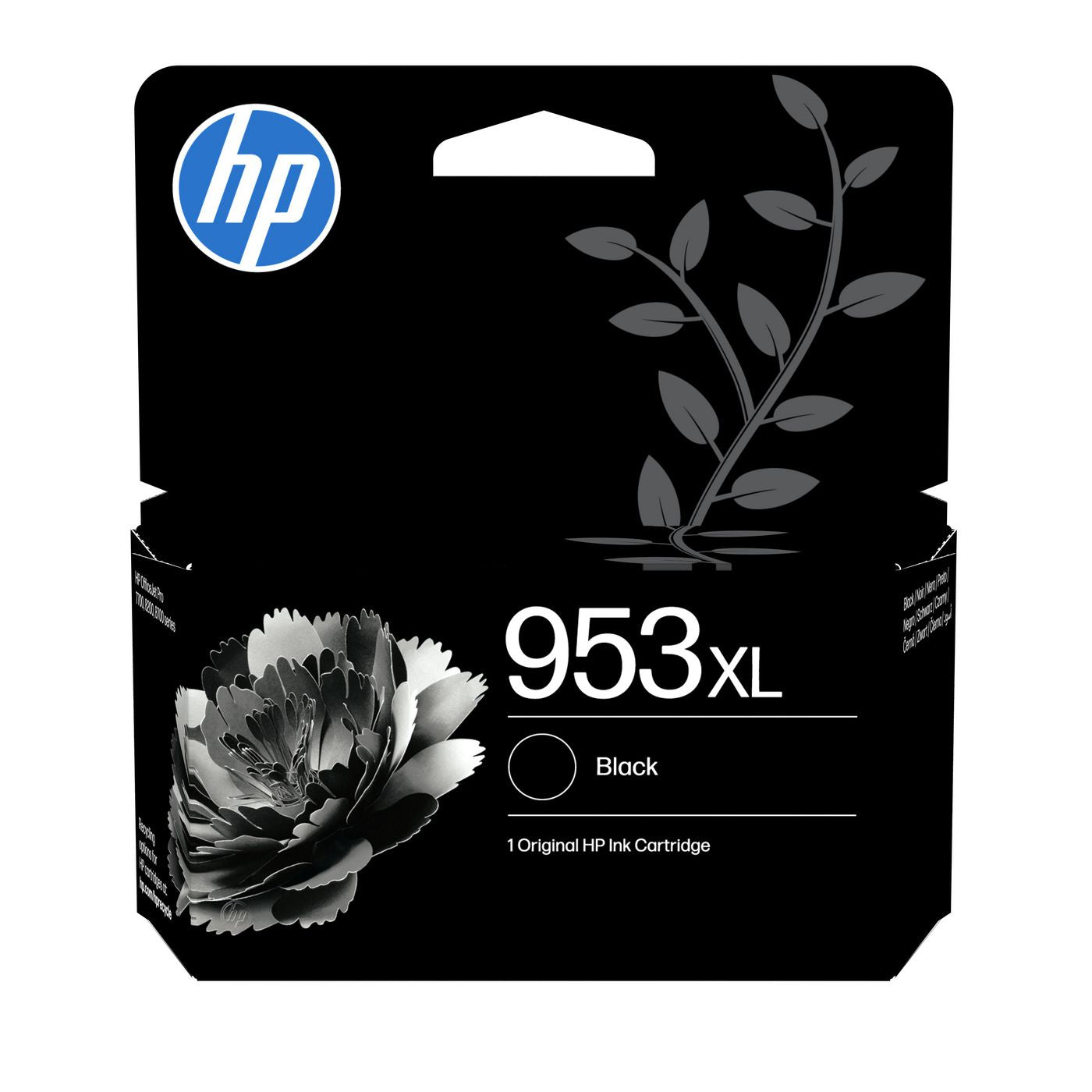 HP 953XL Schwarz Tintenpatrone (Original) – 2'000 Seiten – für OfficeJet Pro 7720/7730/7740, 8210, 8720/8730