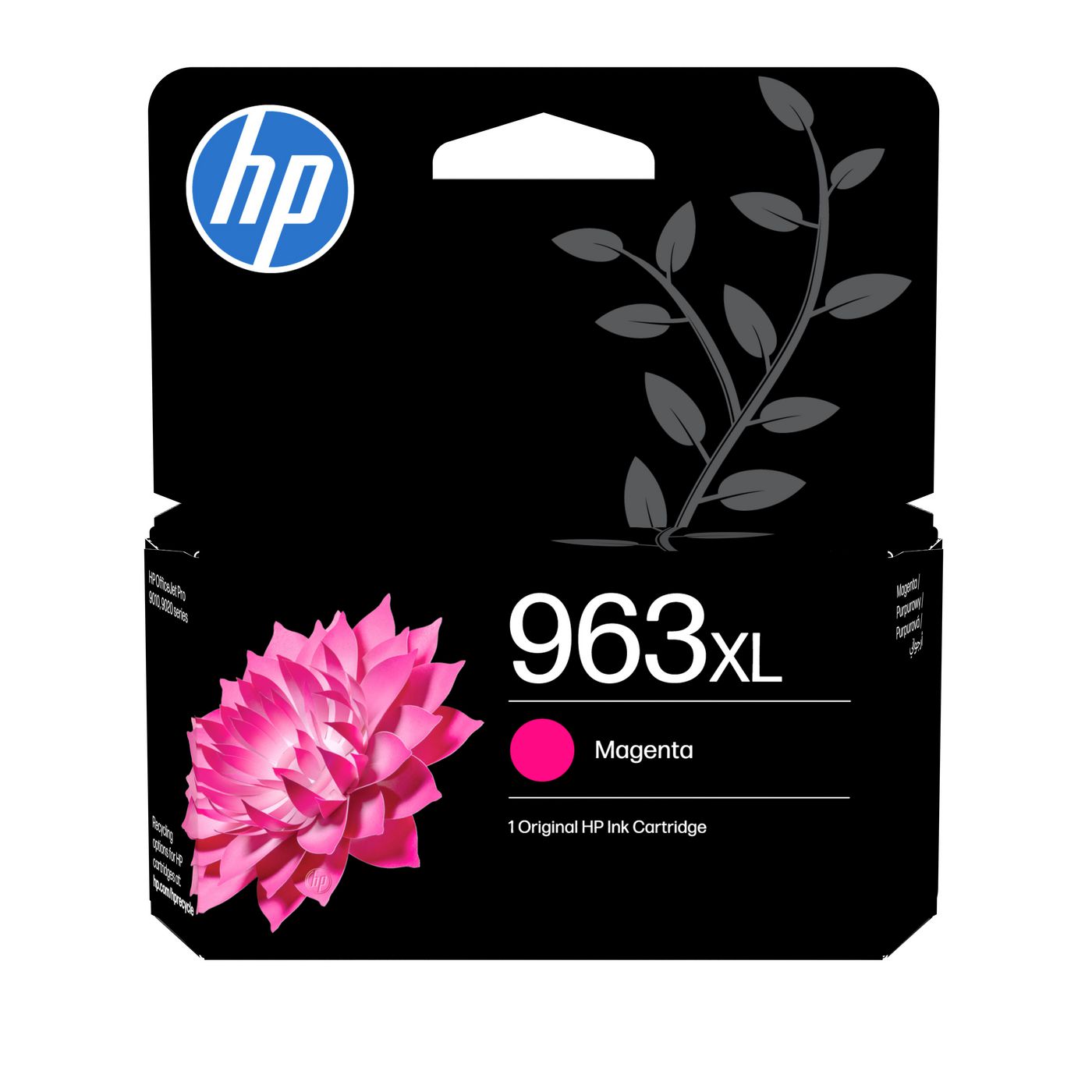 HP 963XL Magenta Tintenpatrone (Original) – 1'600 Seiten – für HP OfficeJet Pro 9010/9012/9014 … – 3JA28AE