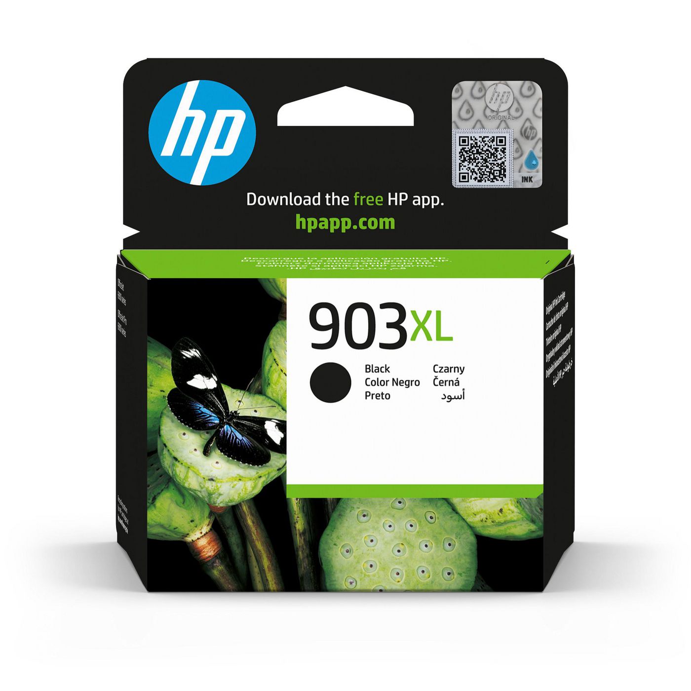 HP 903XL Schwarz Tintenpatrone (Original) – 750 Seiten – für HP OfficeJet 6950, OfficeJet Pro 6974