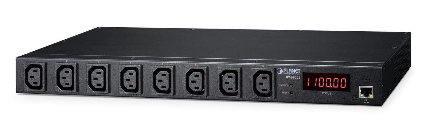 Planet Power Manager – IP-basiert, 8-fach schaltbar – Rack 1U