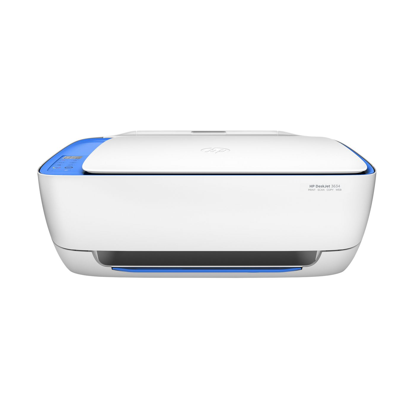 HP DeskJet 3634 – Farbtintenstrahl-Multifunktionsdrucker, A4, 3-in-1, WLAN, AirPrint, Mopria