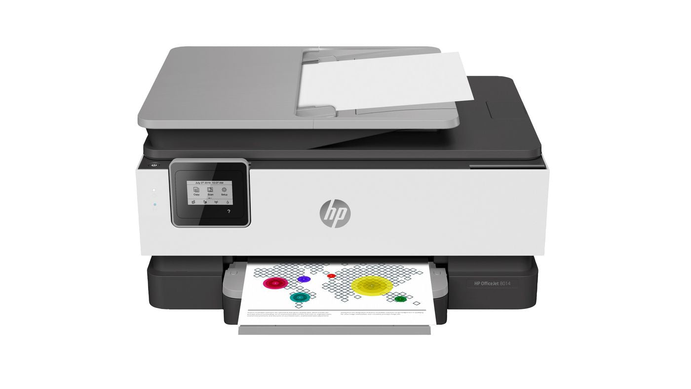 HP OFFICEJET 8014 ALL-IN-ONE – Farbtintenstrahl-Multifunktionsdrucker, A4, 3-in-1, Duplex, ADF, WLAN, AirPrint