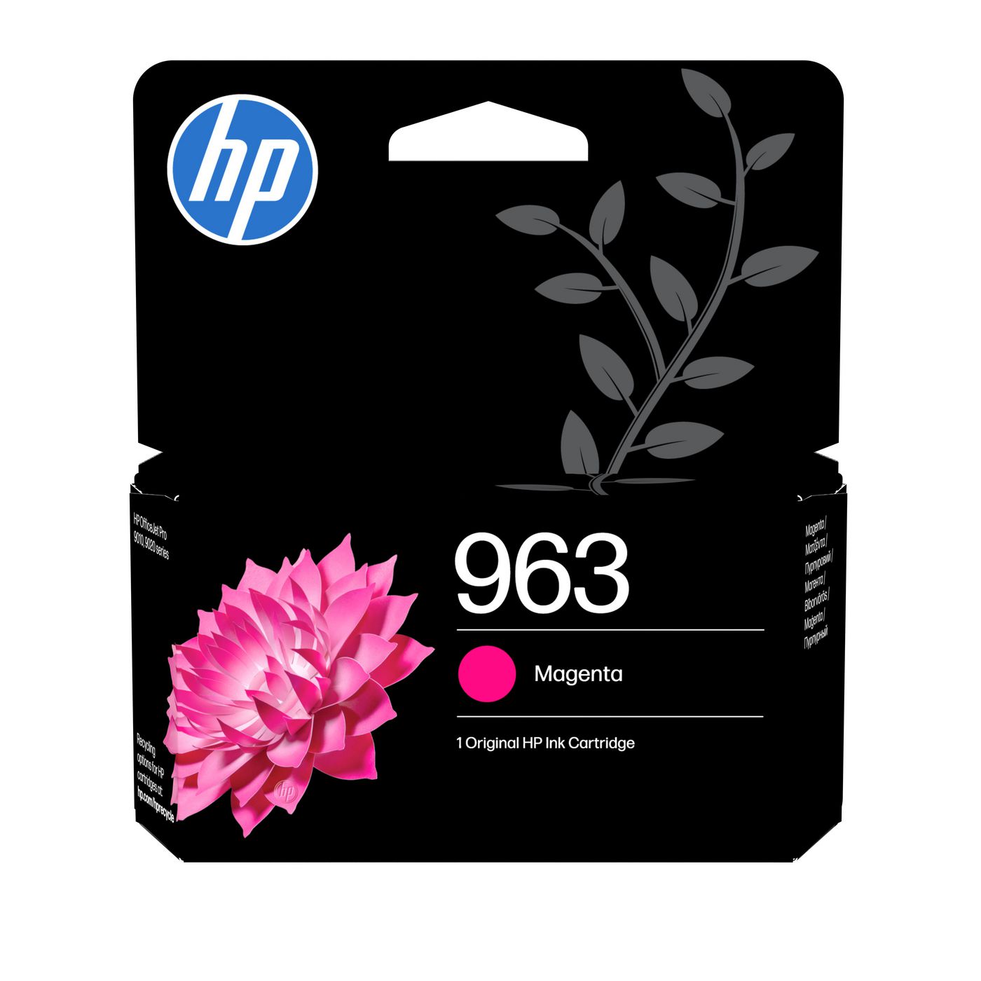 HP 963 Magenta Tintenpatrone (Original) – 700 Seiten – für HP OfficeJet Pro 9010/9012/9014 …