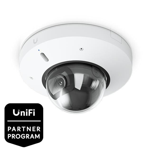 Ubiquiti IP-Domekamera, 1/1,8", 8 MP, 4K 30 fps, PoE, IR 20 m, IK08