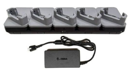 Zebra Ladestation, 5-fach, für TC701, Schwarz/Grau, 1 Stück