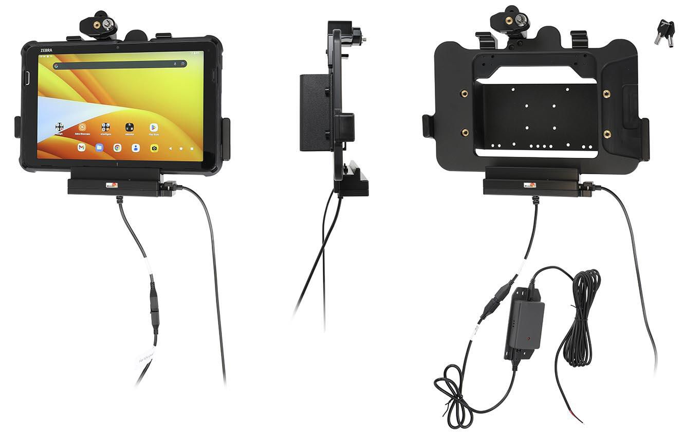 Brodit Fahrzeug-Dock für Zebra ET401 10" – abschliessbar, USB-A (Host)