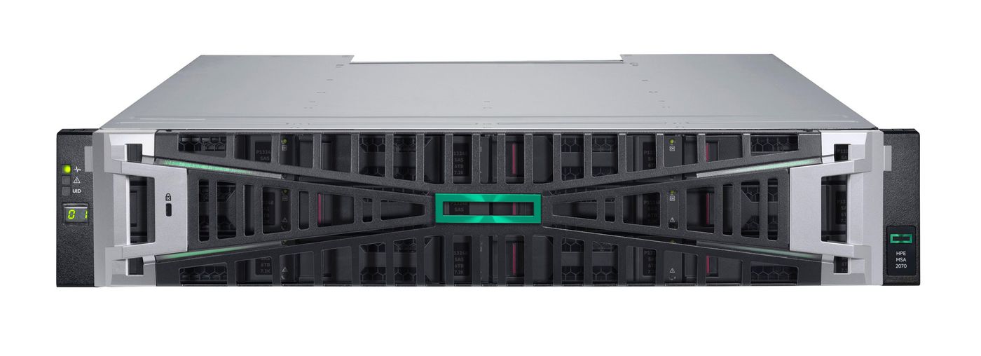HPE MSA 2070 LFF – Rack 2U SAN – 25GbE, für HDD/SSD
