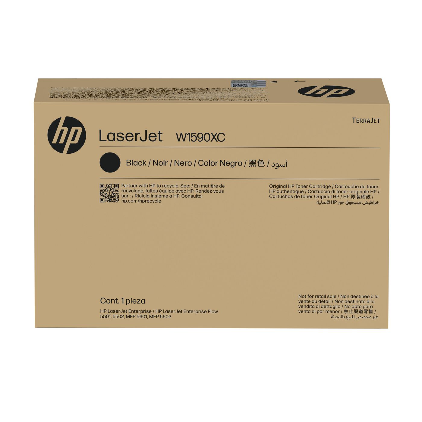 HP 159X Schwarz Toner – Original XL – 10'000 Seiten