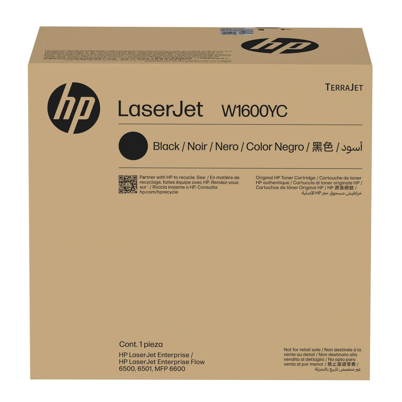 HP 160Y Schwarz Toner – Original – 38'000 Seiten