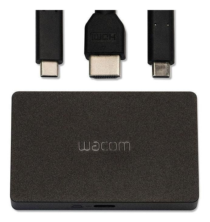 Wacom ACK45719Z Dockingstation – USB-C, 1× HDMI, für Wacom One 14/Movink 13
