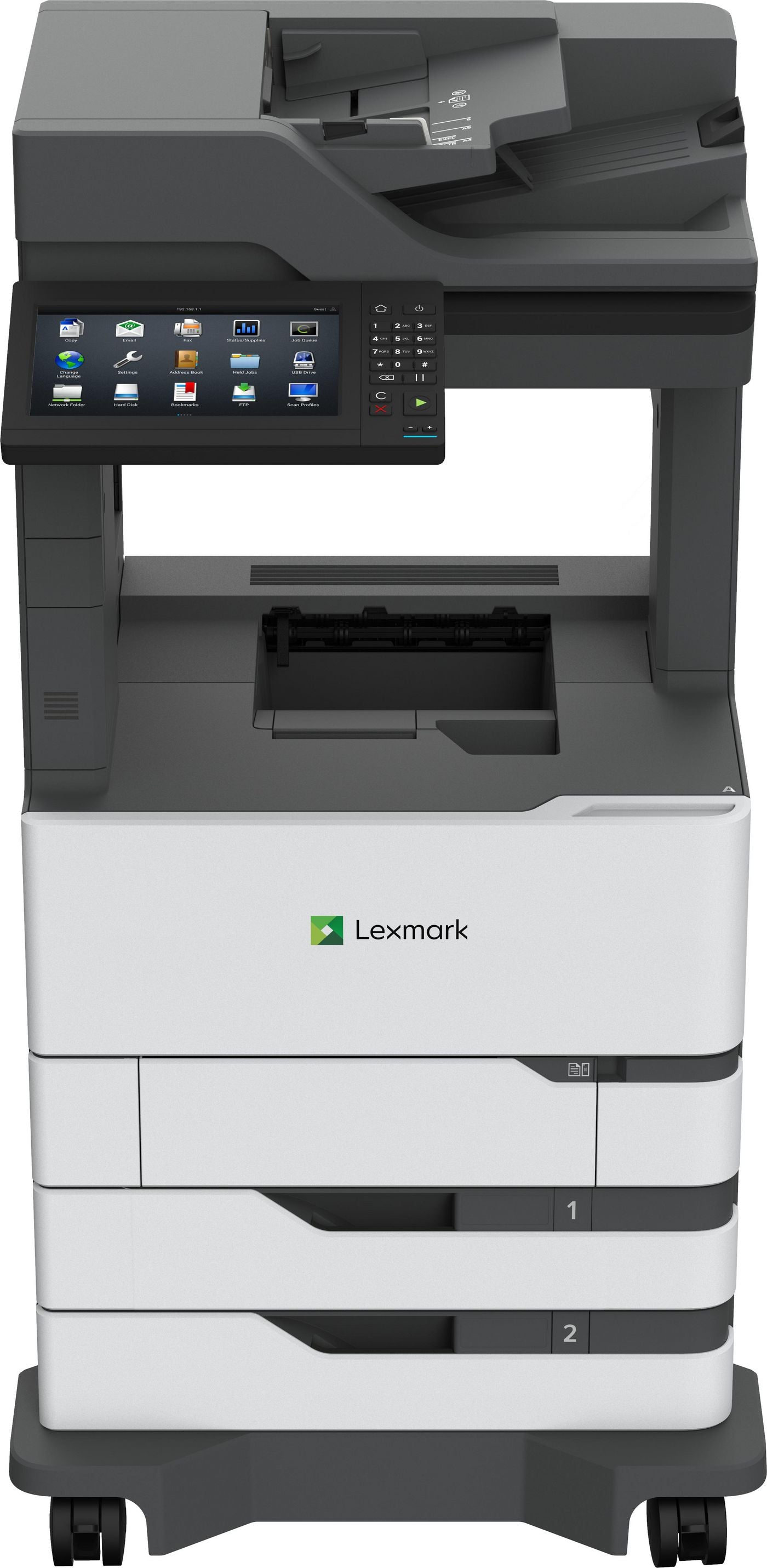 Lexmark XM7370 – SW Laser-Multifunktionsdrucker, A4, 4-in-1, ADF, LAN, Touchscreen