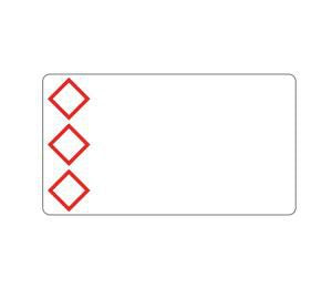 Brother LTZ12075F3PI – Etiketten (Rolle) 110 × 75 mm – weiss, rot – 270 Etiketten/Rolle