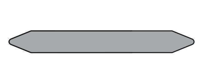 Brother LTZ1A052FPIP – Etiketten (Rolle) 450 × 52 mm – grau – permanent haftend – 130 Etiketten/Rolle
