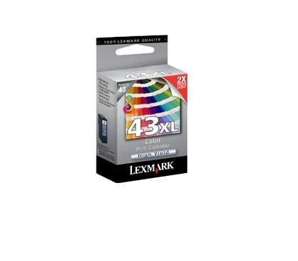 Lexmark 18Yx143E Dreifarbig Tintenpatrone (Original) – für X9350/X4850/X6570 … – 43XL
