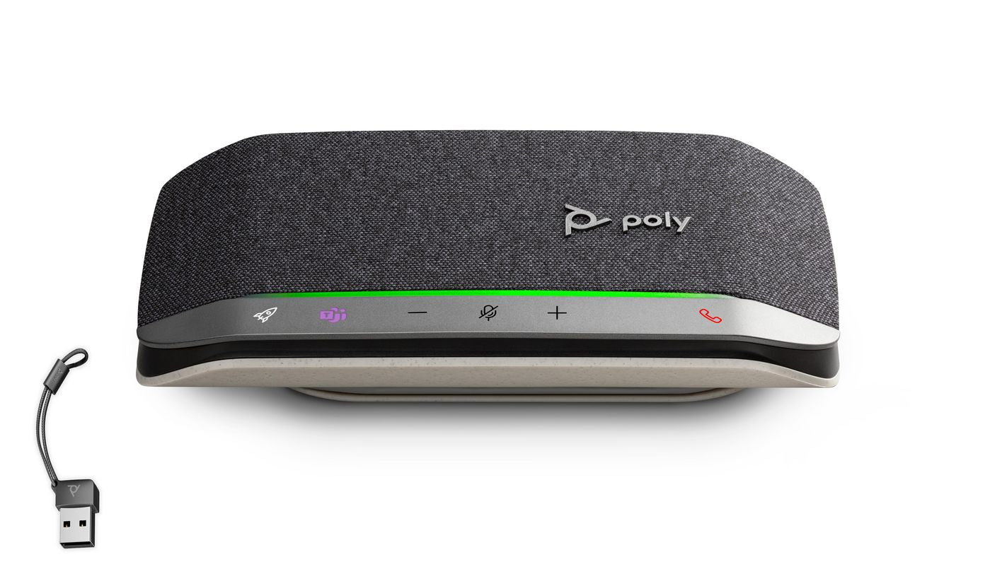 HP Poly Poly Sync 20-M Lautsprechertelefon – USB‑A/USB‑C, Bluetooth 5.1 – Schwarz