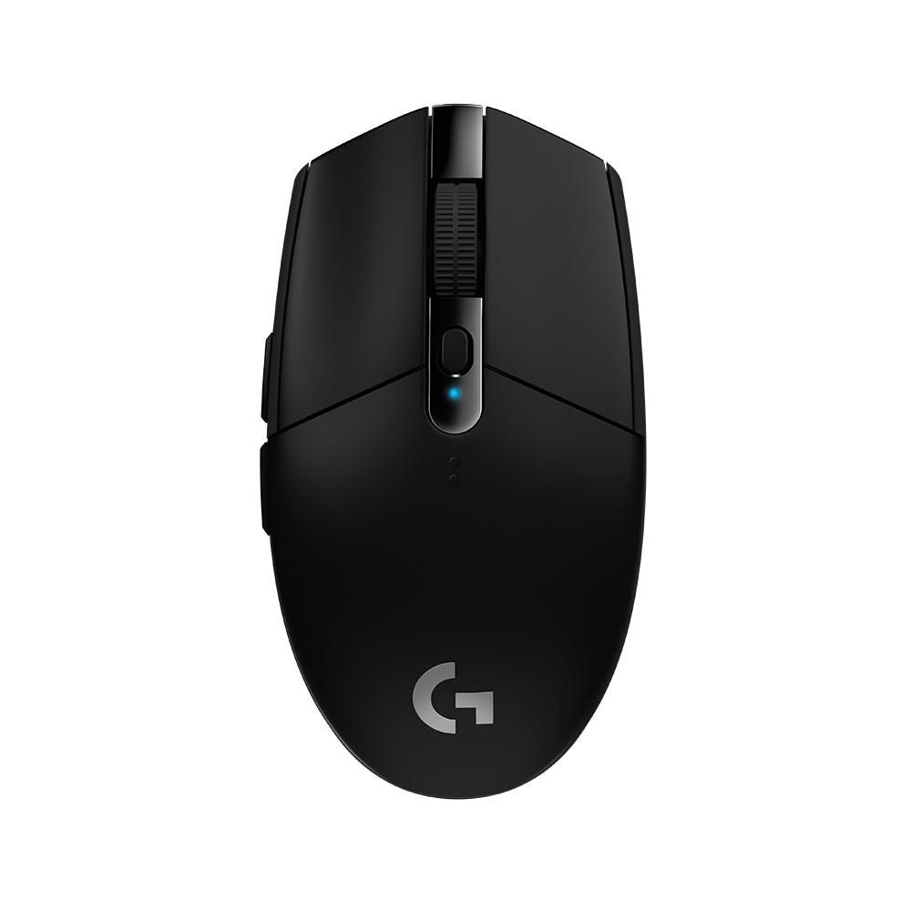 Logitech G G305 LIGHTSPEED – Gaming-Maus – Kabellos (2,4 GHz), 12000 DPI, RGB-Beleuchtung, rechts, Schwarz