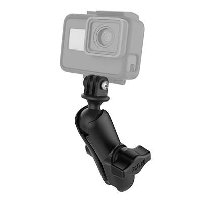 RAM Mounts RAM-B-202-GOP1-201U Halterung – Kugel Ø 2,5 cm, Aluminium/Komposite – für GoPro – Schwarz