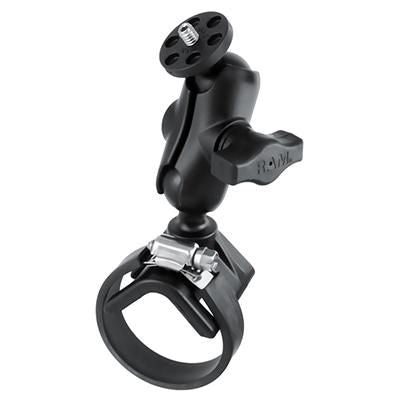 RAM Mounts V Base Clamp Montageschelle – für 1/4-20" Anschluss – Aluminium, Schwarz