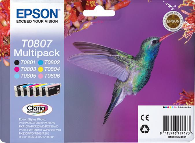 Epson Tintenpatronen-Multipack, 6×7,4 ml