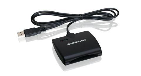 iogear GSR202 – Smartcard-Leser, USB 2.0, Schwarz, für Windows XP/Vista/7; Linux (Redhat, Ubuntu, Fedora)
