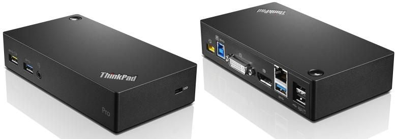 Lenovo ThinkPad USB 3.0 Pro Dockingstation – USB-A, 1× DP, 1× VGA, 6× USB-A, GbE, für Lenovo ThinkPad