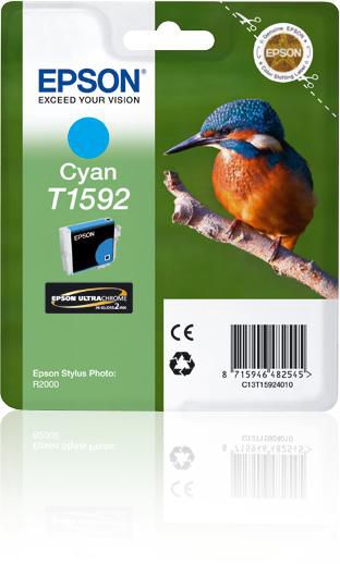 Epson Tintenpatrone T1592, cyan, 17 ml