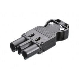 Bachmann Gerätestecker, GST18, Polyamid (PA), 69,4×28,2×12,6 mm – schwarz
