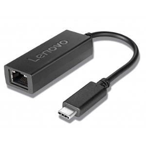 Lenovo 4X90L66917 Netzwerkadapter USB-C zu RJ-45 – 1× RJ-45, 0,2 m, für Laptop, Schwarz