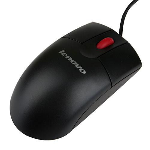 Lenovo 06P4069 – Maus – Kabelgebunden (USB‑A), 400 DPI, Schwarz