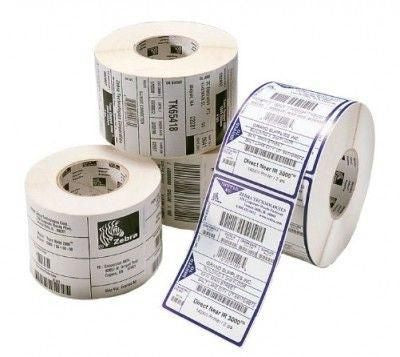 Zebra Druckeretiketten, 30 mm × 10 mm, weiss, Polyester, permanent klebend
