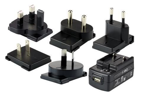 Honeywell 50136024-001 Netzstecker 5 V/2 A – 5er-Pack – Schwarz