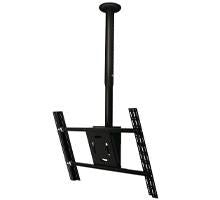 B-Tech Deckenhalterung – bis 65" – VESA 75×75–800×400 – bis 70 kg, Teleskopmast, Höhenverstellbar – BT8427