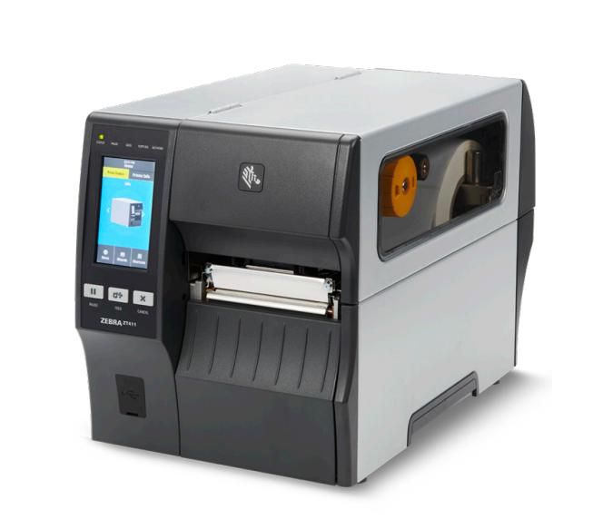Zebra ZT411 – Etikettendrucker, Thermotransfer, für Etiketten bis 101,6 mm, USB, Bluetooth, LAN, RFID, 300 dpi