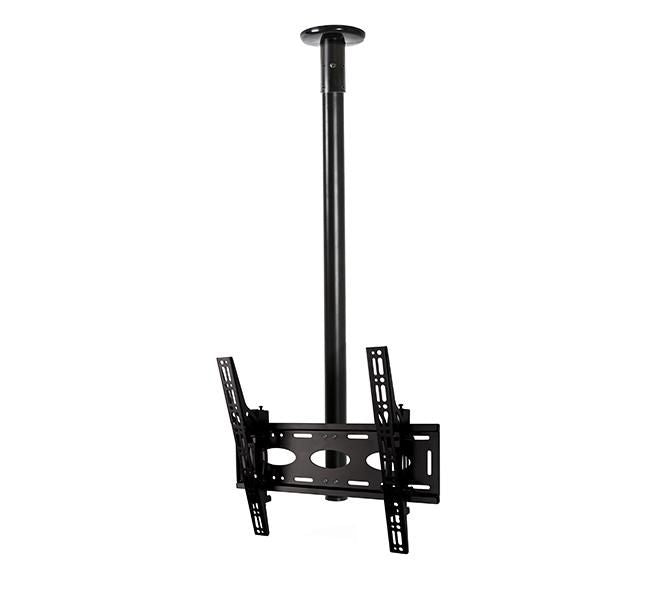 B-Tech Deckenhalterung – 39–65" – VESA 400×400–600×400 – bis 50 kg, Teleskopmast, neigbar – BT8424