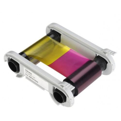Evolis Kartendrucker-Farbband YMCKO, 300 Karten, für Primacy, Edikio Flex, Edikio Duplex und andere