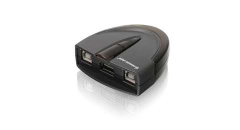 iogear USB-Kabel – USB-A auf 2× USB-B – 1,82 m – LED-Anzeige – für Windows, Mac