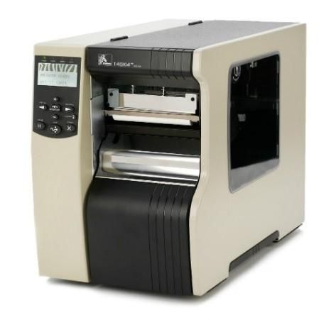 Zebra 140Xi4 – Etikettendrucker, Thermodirekt/Thermotransfer, Rewinder mit Peelfunktion, USB, LAN, RS-232, 203