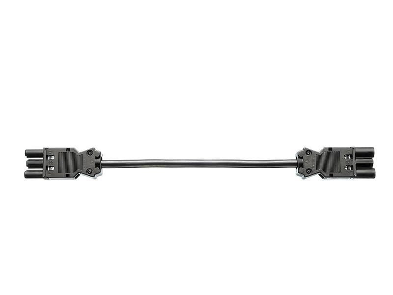 Bachmann Netzkabel, GST18i3 auf GST18i3, 2 m, Schwarz