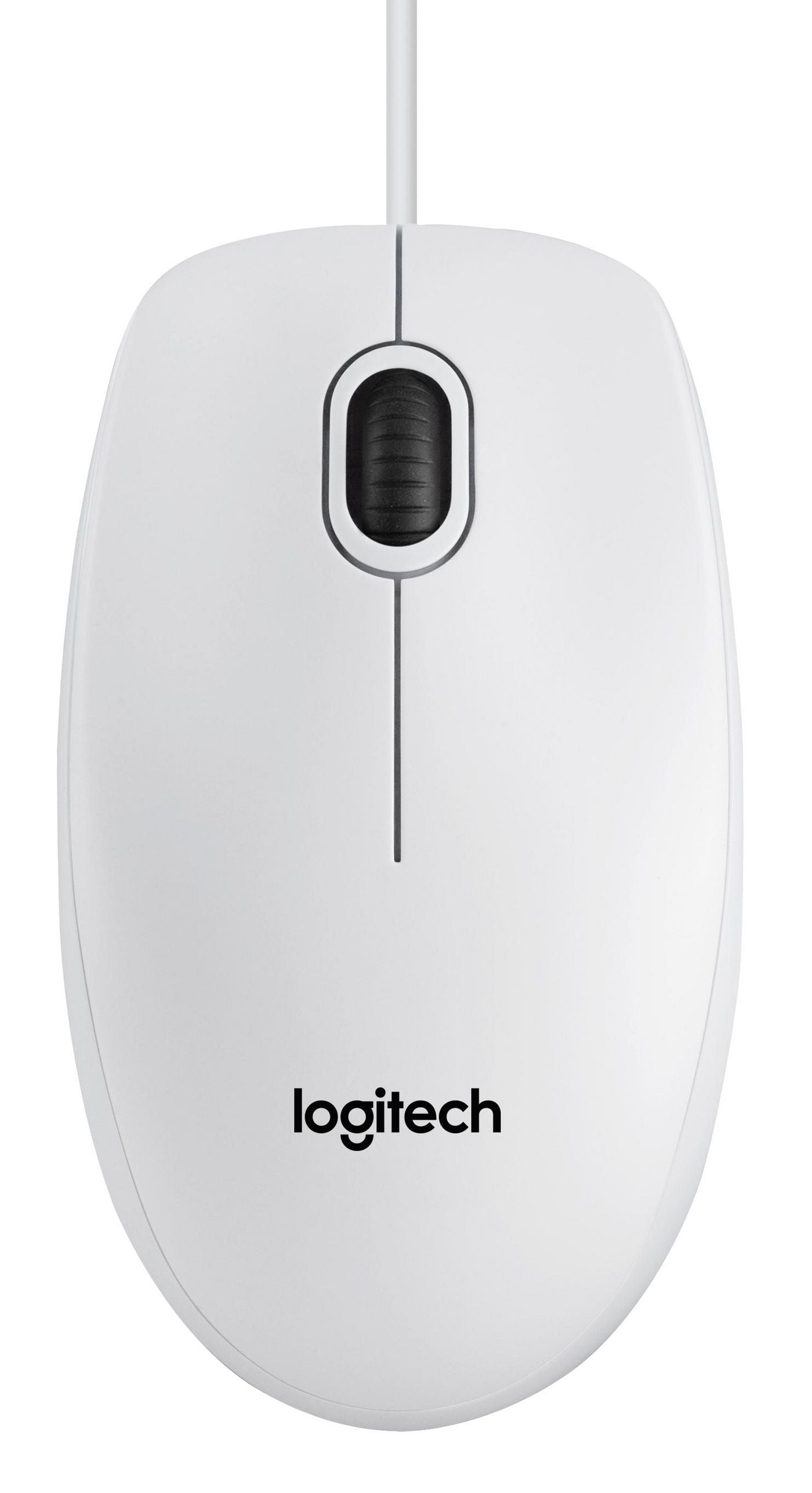Logitech B100 Business-Maus, weiss