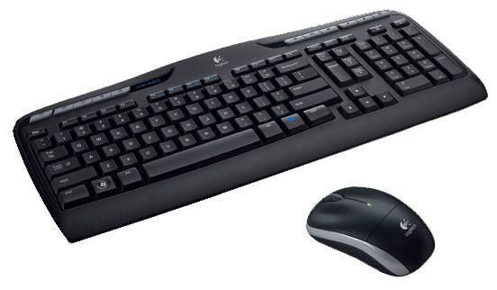 Logitech MK330 – Tastatur, kabellos (2,4 GHz), US-Layout (EN), Schwarz