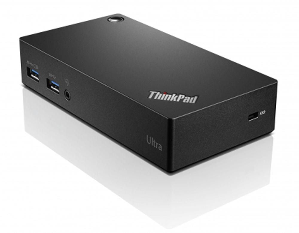 Lenovo 40A80045IT Dockingstation – USB-A, 2× DP, 6× USB-A, 3,5 mm Audio, GbE, für ThinkPad