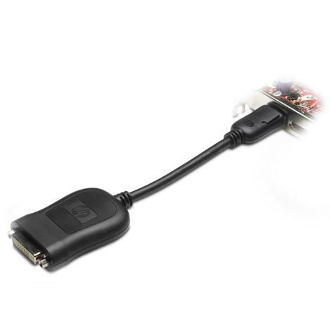 HP 484156-001 Adapter DisplayPort zu DVI-D – Schwarz