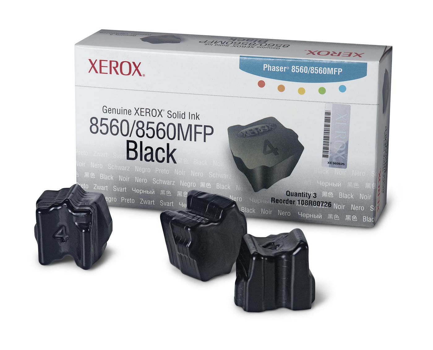 Xerox Tintenpatronen-Multipack, Schwarz, 3er-Pack – für Inkjetdrucker/Multifunktionsgeräte