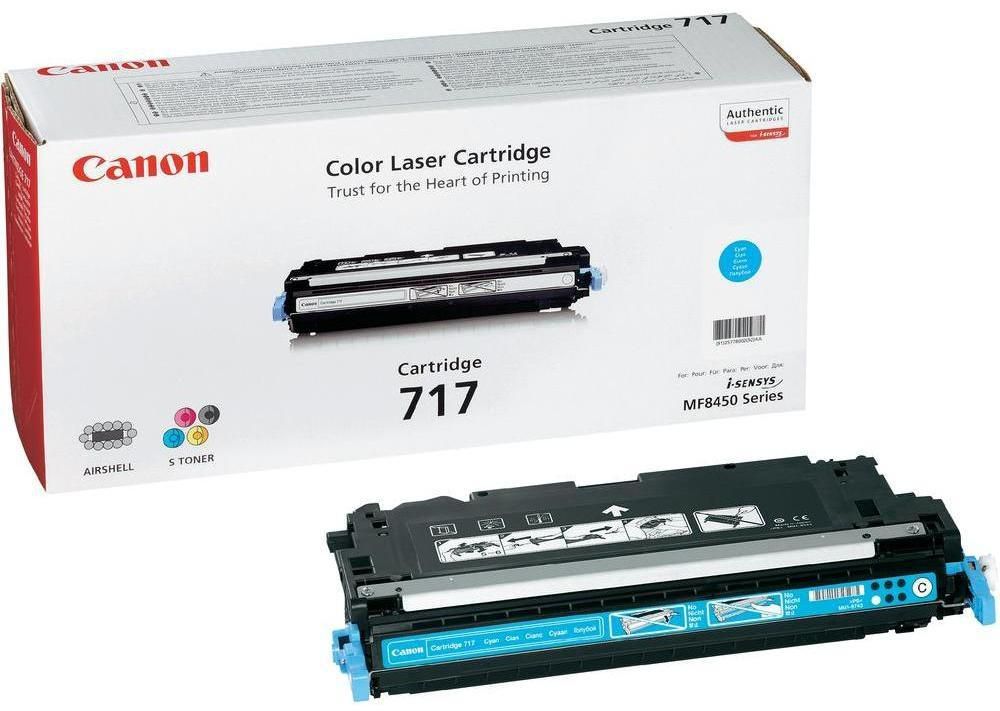 Canon 717 (31CAN717C) Cyan Toner – Original – 4'000 Seiten – für Canon MF9170/9130/8450