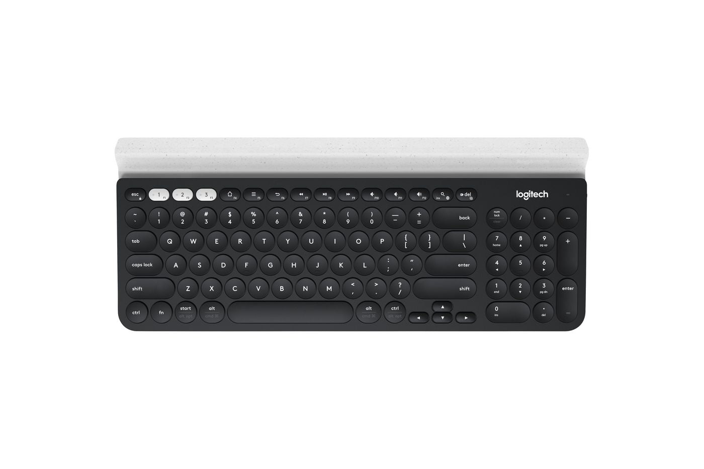 Logitech K780 – Tastatur, kabellos (Bluetooth/2,4 GHz), US-Layout (EN) – für Windows, macOS & ChromeOS
