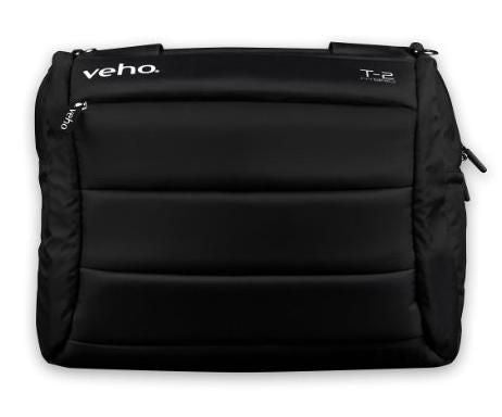 Veho T-2 Hybrid Notebook-Tasche bis 17" – mit Rucksack-Option, Schultergurt – Schwarz