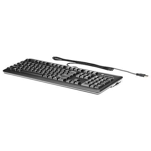 HP Tastatur – kabelgebunden, USB – QWERTY (IT) – Smartcard-Leser