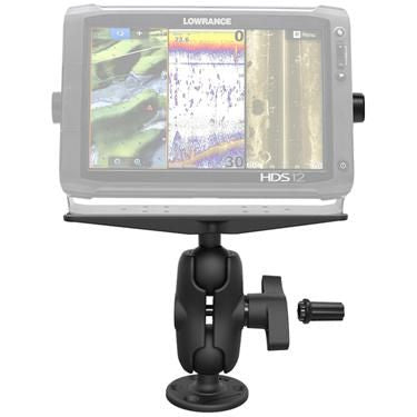 RAM Mounts RAM-SG-D-111U-C – Gimbal, 2.72 kg Tragkraft, für Garmin 1222/1242, Lowrance HDS/Elite (9–12), Schwarz