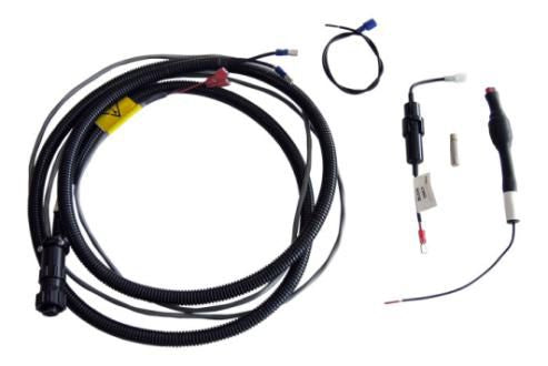 Zebra DC-Stromkabel, wasserdicht, 0,15 m